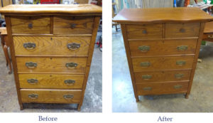 Before & After | Furniture Refinishing | Aaron's Touch Up & Restoration