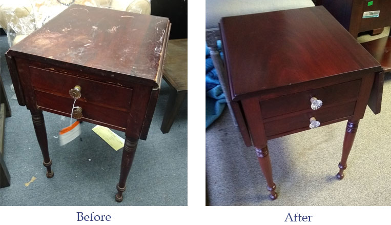 Before & After | Furniture Refinishing | Aaron's Touch Up ...