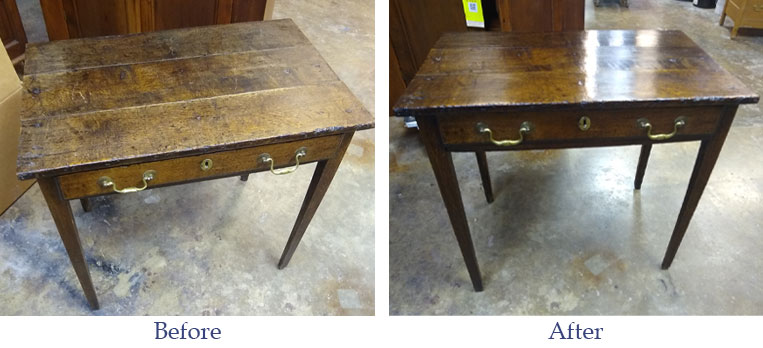 before-after-furniture-refinishing-wax-table