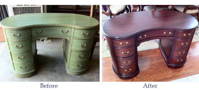 before-after-furniture-refinishing-green-to-brown-desk